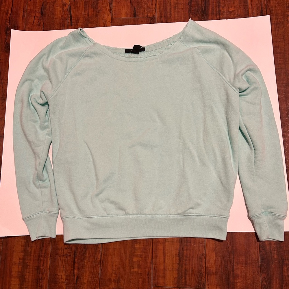 Forever 21 Blue Crewneck Sweater Y2K